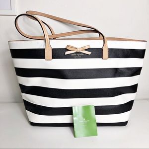 Kate Spade | Sawyer street margareta striped tote
